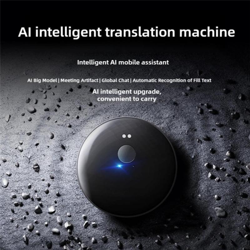 B03B-AI 102 Intelligent AI Mobile Assistant 50 Languages Bluetooth Voice Translator Audio Photo Recognition Translation