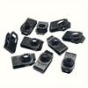 5sets Body Bolts U-nut Clamp M6 Engine Hood Chassis Cover Guard Bolts Metal Screws 10pcs Metal Screws And 10pcs Nut Washer Clamp