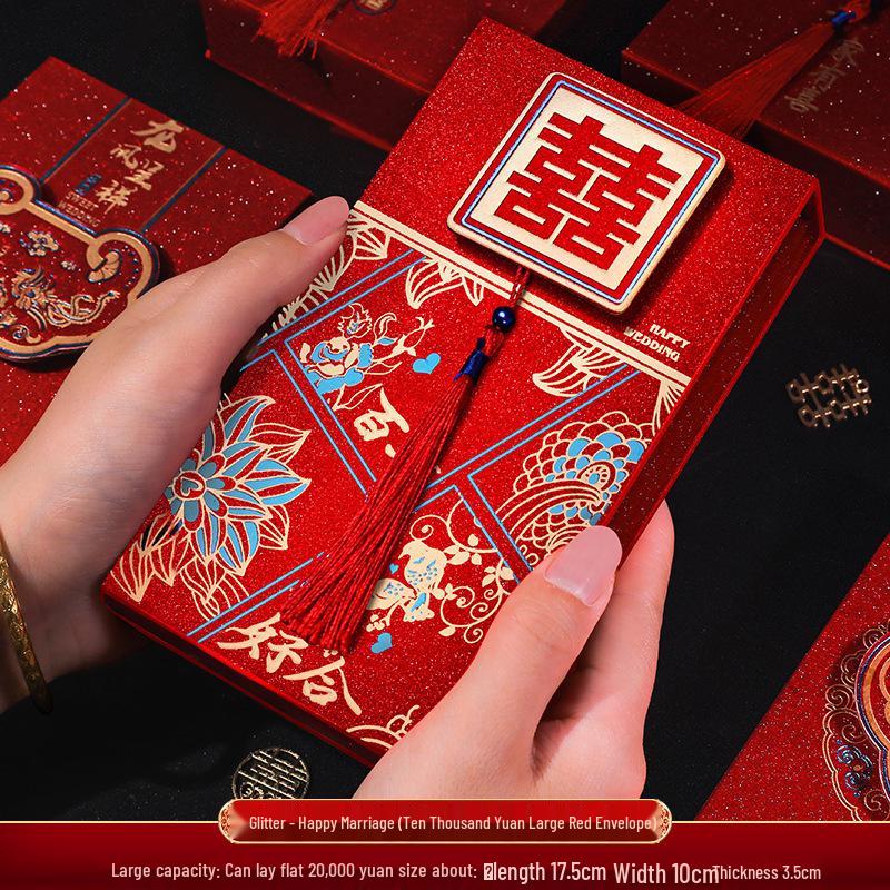 Creative High-End Red Envelope for Weddings - Personalized Gift Packet