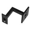Black Hand Rail Bracket Stainless Steel for Staircase Wall Installation