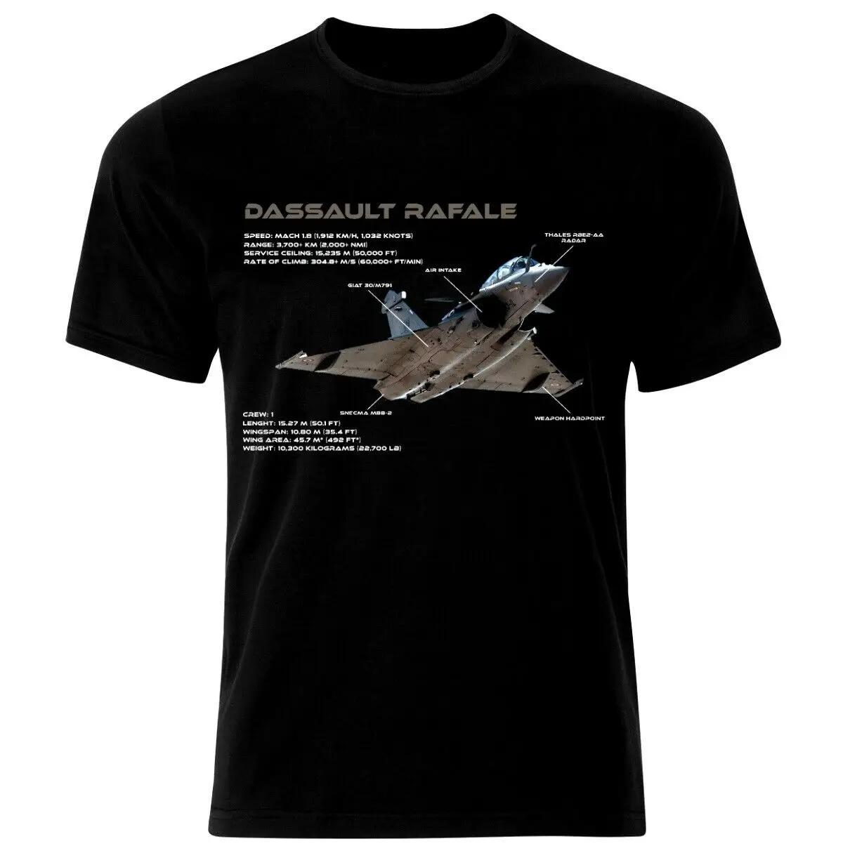 

Мужская футболка Dassault Rafale Истребитель Самолёт Чертеж 100% Хлопок Круглый Вырез Летняя Короткий Рукав Повседневная Размер S-3XL S