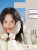 Cashmere Gloves for Women, Autumn and Winter 2025 New Model, Cycling Gloves with Fleece Lining, Thickened, Windproof, Warm, Cold-Resistant, Touch