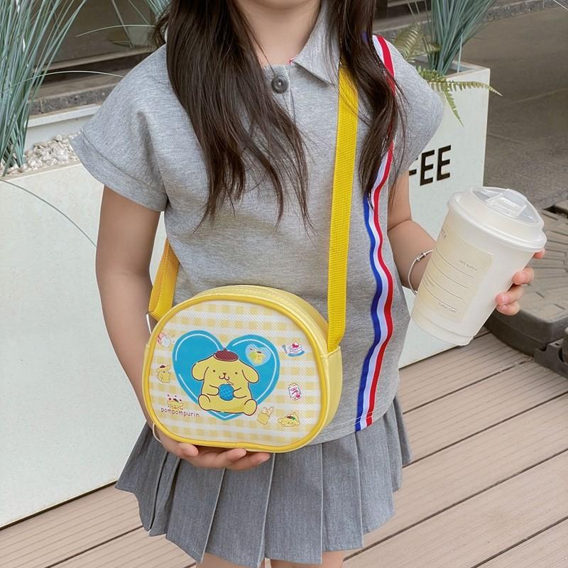 Trendy Lightweight Kids Crossbody Shoulder Bag Fashionable Cute Cartoon Backpack For Girls