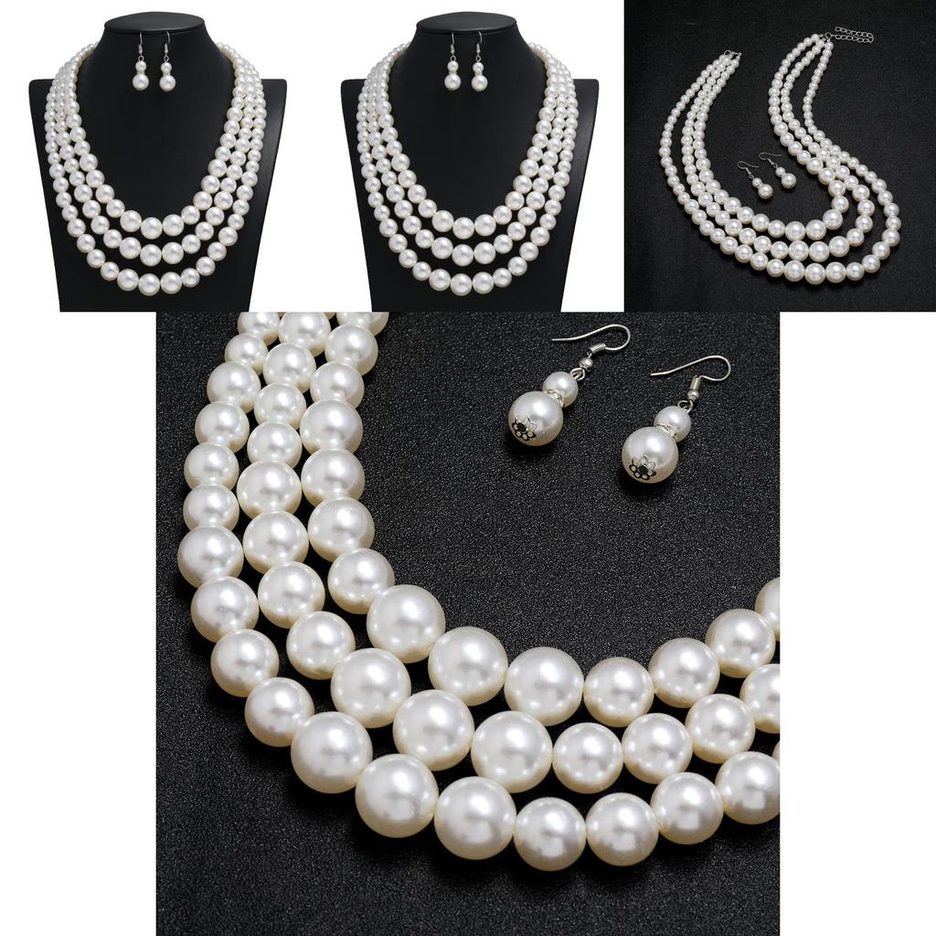Modern Pearl Jewelry For Women Geometric Design Fashion Accessory