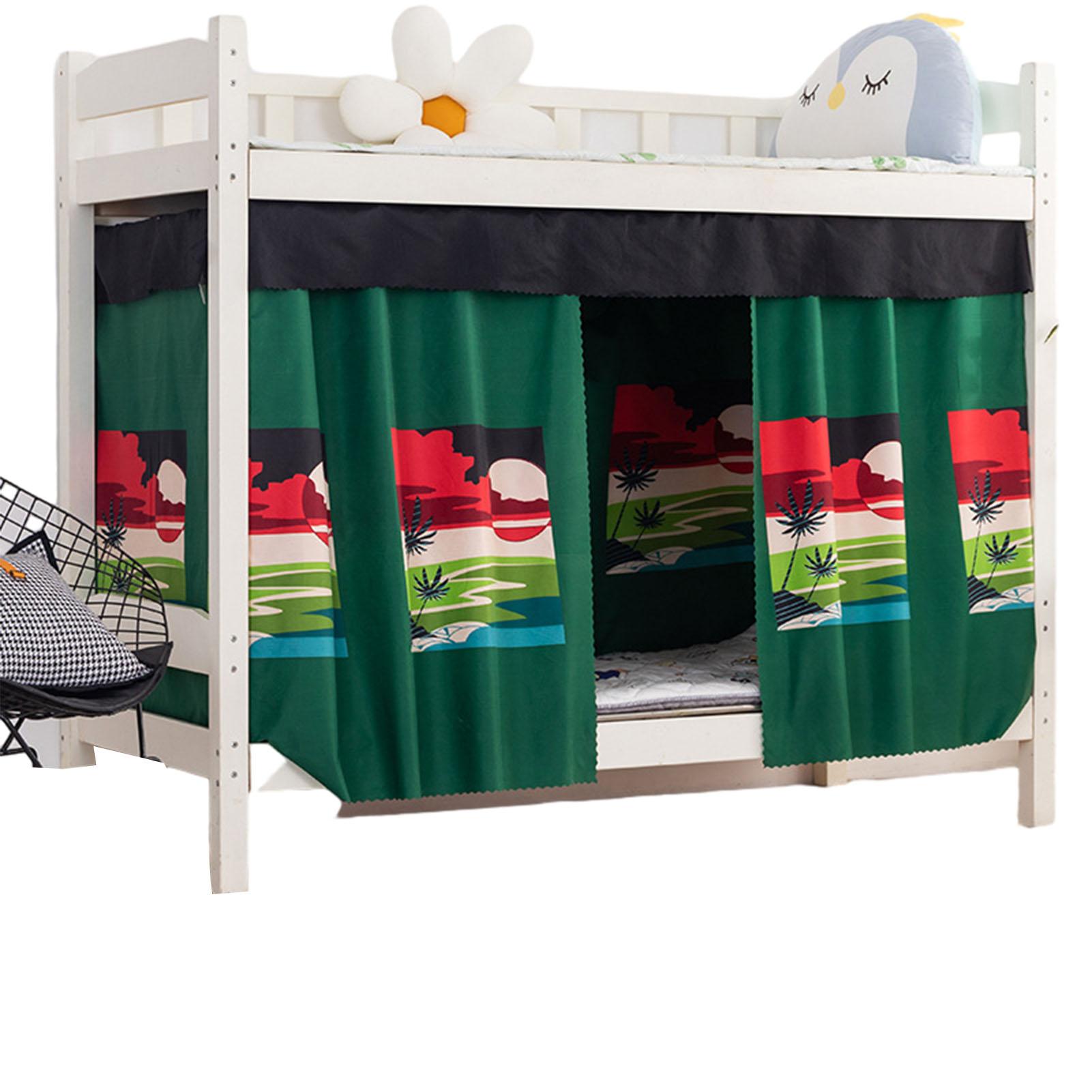 

Универсальная шторка для студенческой кровати, защита личного пространства, шторка для двухъярусной кровати в общежитие, легкая установка, невыцветающая, затеняющая шторка для школы 1.2m