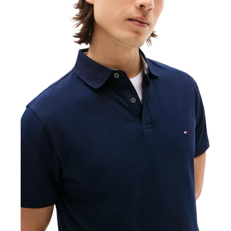 Tommy Hilfiger Polo Shirt Men's Marine Blue 78JA568-FAP