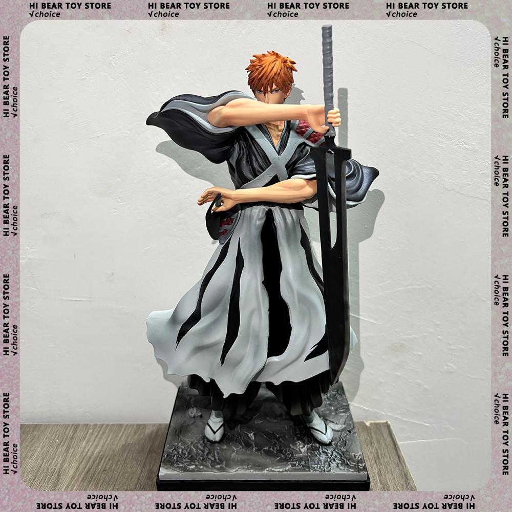 In Stock Anime Kurosaki Ichigo Figure Bleach Action Figures Pvc Model Doll Collection Statue Desk Decora Toys Kid Birthday Gifts