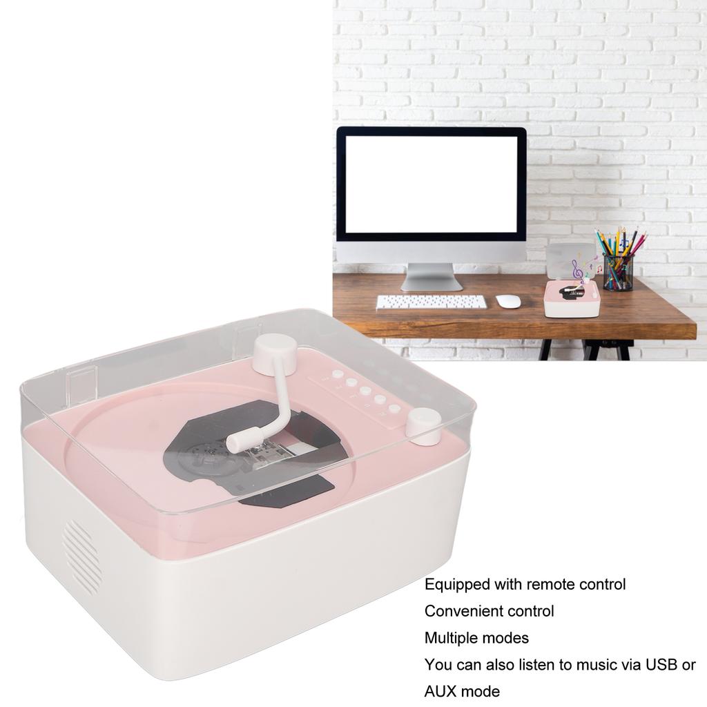 CD Player, Portable HiFi Sound Speaker with Remote Control, Supports USB CD MP3 WMA, for Home Kids