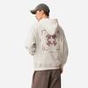Li Ning Daily Prosperity Series Cny Zodiac Year Casual Simple Solid Color Hooded Pullover Sweatshirt Men sweatshirt Flower-Gray Tile-Gray AWDV457-3