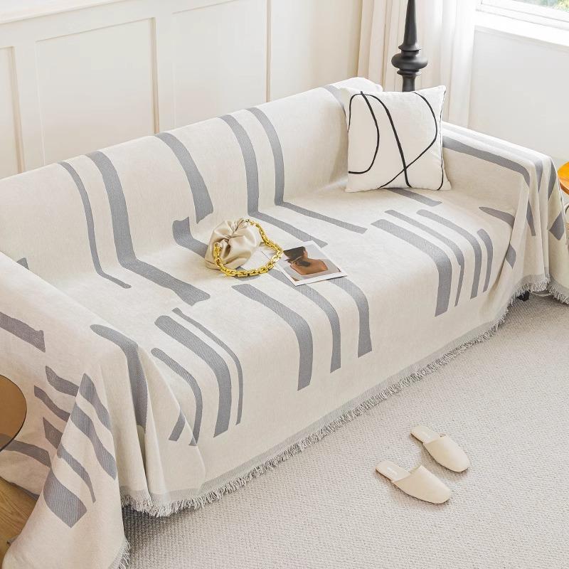 Chenier Sofa Cover Cloth Towel Modern Light Luxury High-end Full Cover Four-season Universal Anti-cat Scratch Sofa Cover Sofa Blanket