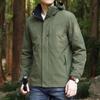 Unisex Windproof Waterproof Hooded Mountaineering Jacket with Detachable Liner - Two-Piece Set for Autumn and Winter.