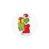 Christmas Decor - Acrylic Flat Ornaments With Whimsical Design For Tree & Home Holiday Decorating