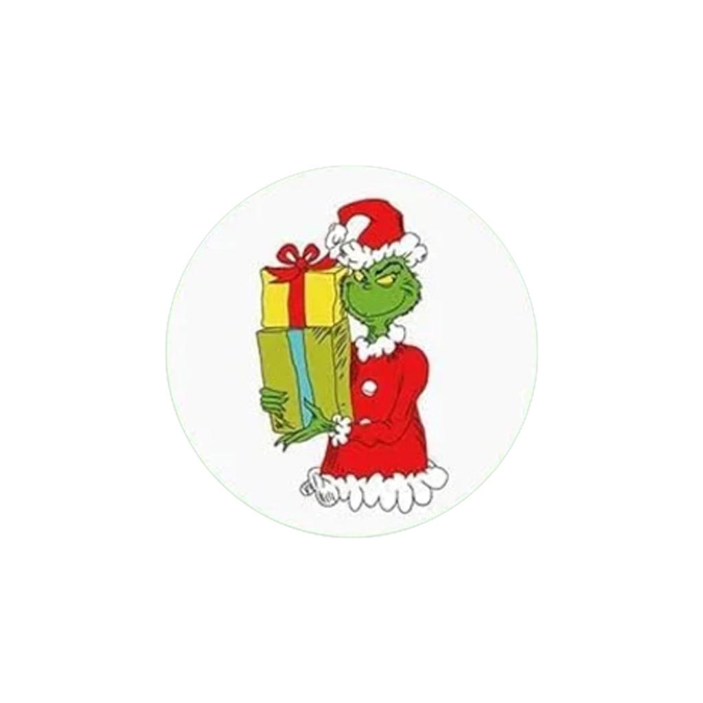 Christmas Decor - Acrylic Flat Ornaments With Whimsical Design For Tree & Home Holiday Decorating