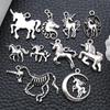 Ancient Silver Alloy Unicorn Charm for DIY Jewelry: Bracelet, Keychain, Necklace Pendant