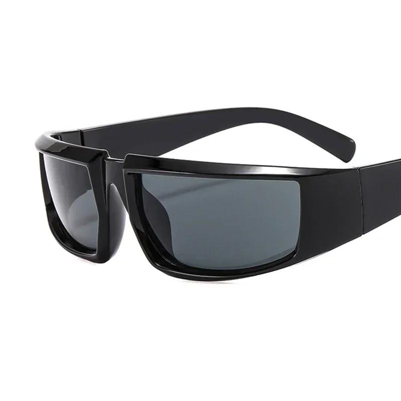 Fashion Sports Y2K Sunglasses Women Punk Goggle Brand Designer Sun Glasses Men Silver Shades UV400 Eyewear