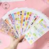 Yu Xian Cartoon Color Palette Sticker Book: 30 Sheets, 2 Styles for Journals & Collages