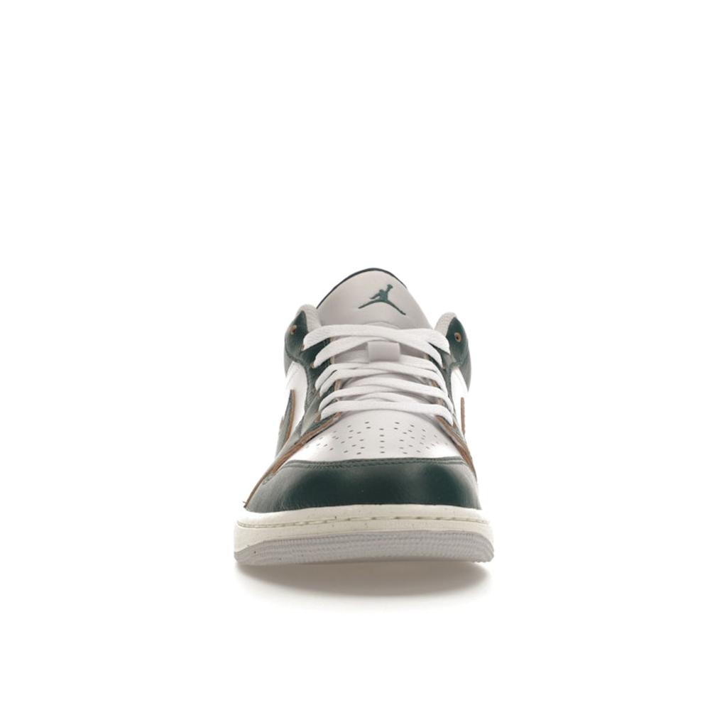 Air Jordan 1 Low SE окисленные зеленые мужские кроссовки белый парус FQ7687-300