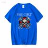 The Cult Iron Cross T Shirt S 3X vintage Washed Breathable Versatile Unisex Casual Stretched Comfortable Stylish streetwear