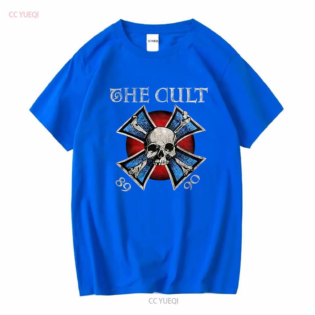 The Cult Iron Cross T Shirt S 3X vintage Washed Breathable Versatile Unisex Casual Stretched Comfortable Stylish streetwear