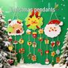 DIY Non-Woven Christmas Tree & Santa Ornaments Kit for Kids