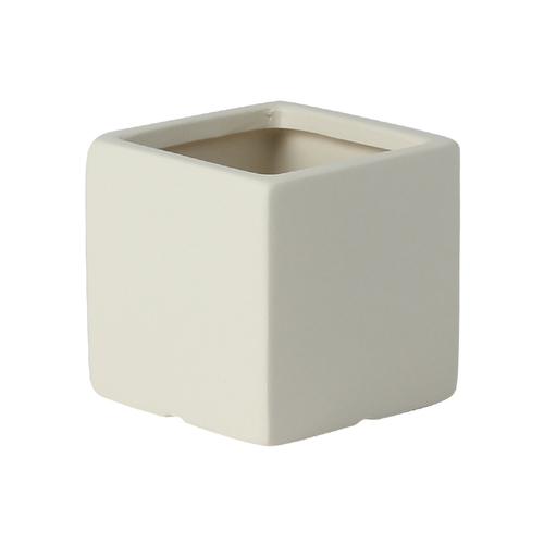 European-style Square Succulents Flower Pot Countertop Ornaments Color Ceramic Flower Pot Plant Potted Garden Decoration Modern