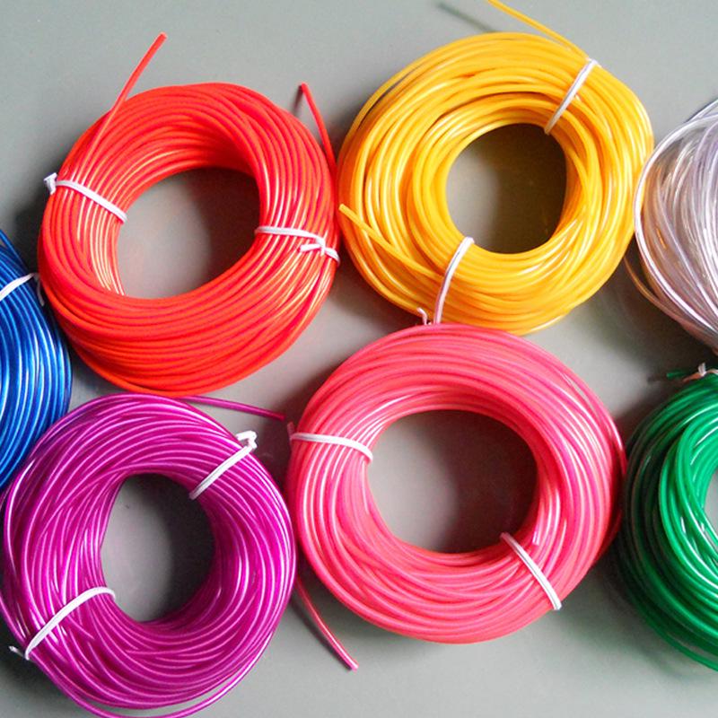 Colorful El Wire Cold Light with Edge for Dance Costumes - Flexible 1m, 3m, 5m Options