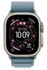 Watch Ultra 3 GPS + Cellular 49mm Natural Titanium Case with Light Blue Alpine Loop - Small