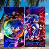Game S-Sonic The H-Hedgehog 4 Towel Beach Towel Travel Lightweight Skin Friendly For Pool Beach Camping Cruise Summer