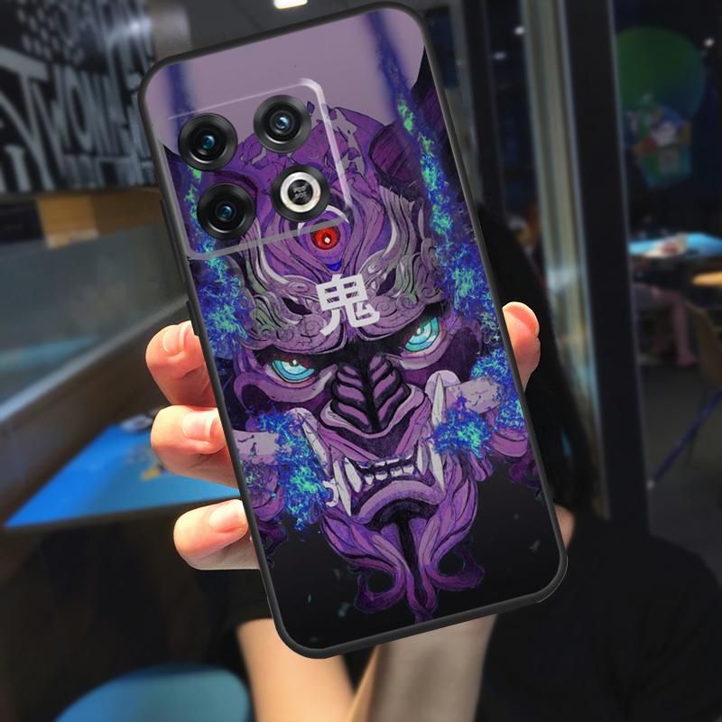 Oni Hannya Mask Funda For OnePlus 13R 13 12 R 11 9 10 Pro 8T 9RT 10T OnePlus Nord CE 4 2 3 Lite N20 N30 Case