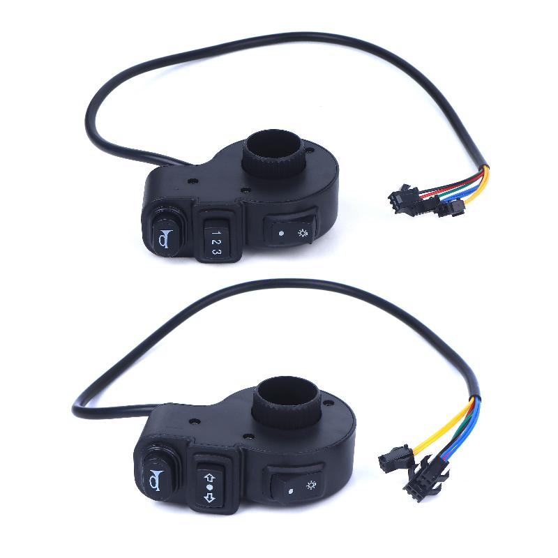 1/3Pcs Motorcycle Accessories 3In1 E-Bike Light On-Off Switch Horn Turn Signal Switches For Motorcycle Handlebar Switch