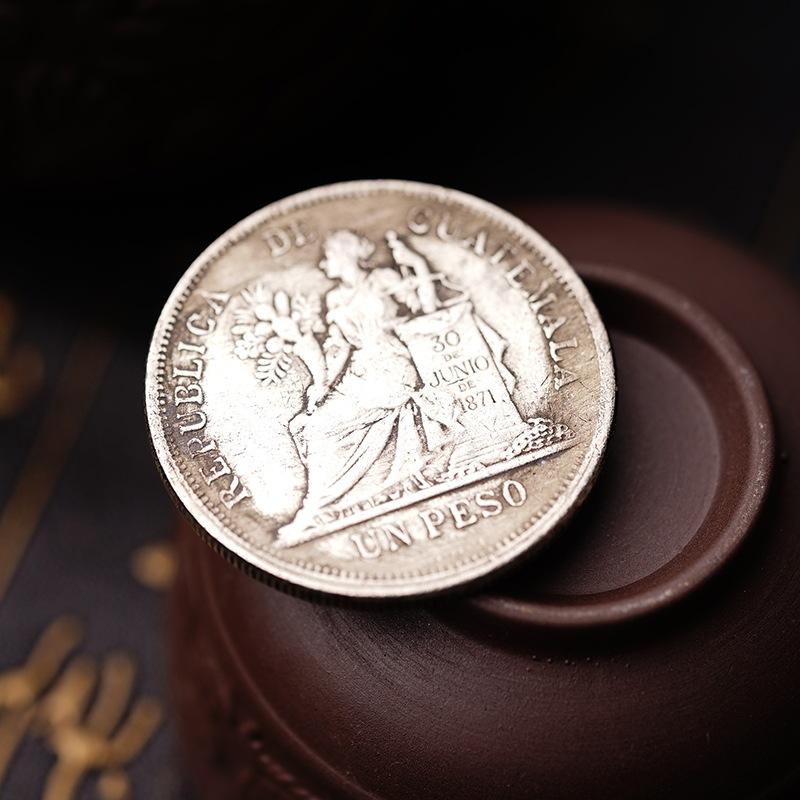 1894 Guatemala, antique copper coins, creative, retro, European and American decoration, coins, commemorative medals, collecting, playing with coins