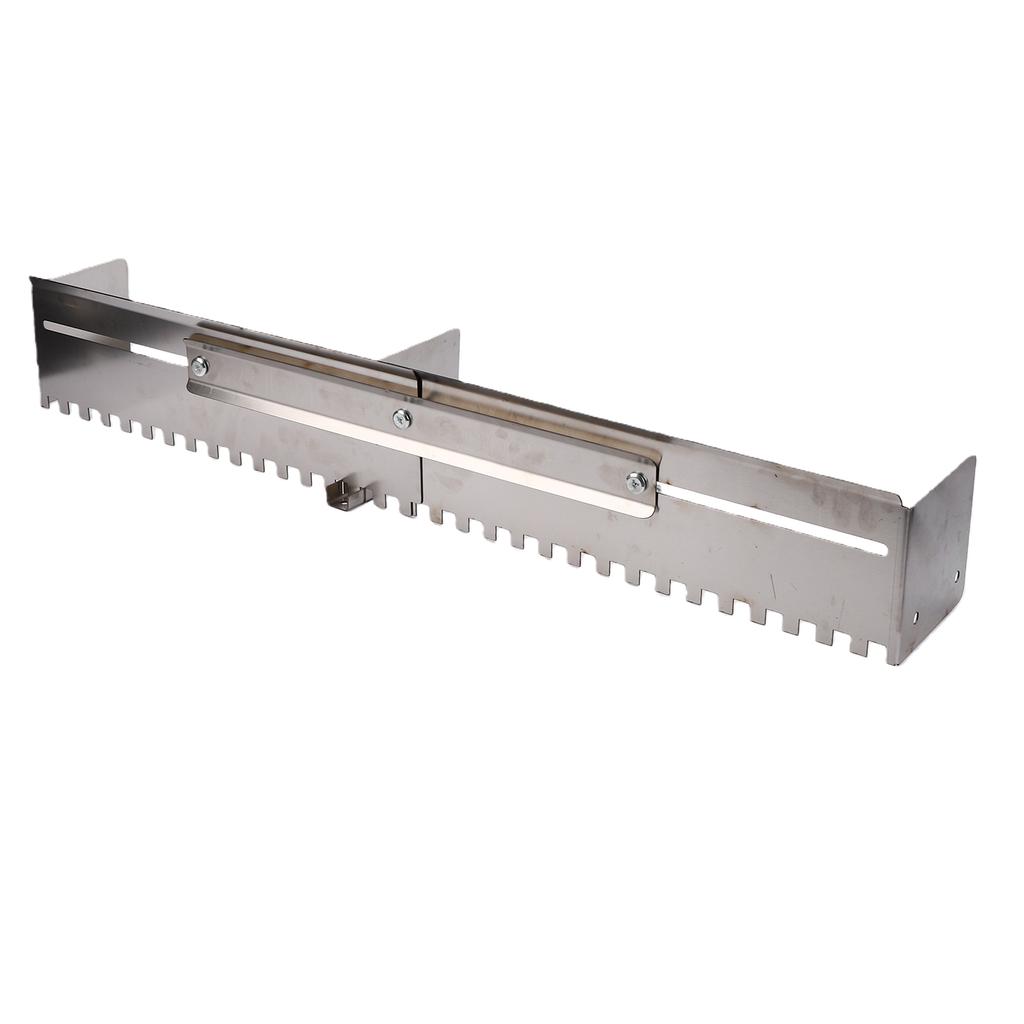 Notched Trowel Mortar Comb 15.75 31.5 Inch Adjustable Stainless Steel Tile Adhesive Spreader for Large Flooring