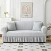 1/2/3/4 Seater Sofa Cover with Skirt Four Seasons Universal Elastic All-Inclusive Sofa Dust Covers for Living Room Funda De Sofá