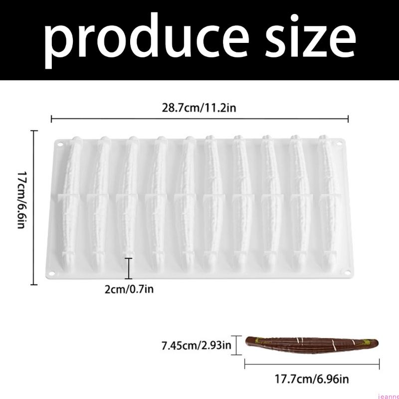 Multipurpose 6 Slot Silicone Dessert Mould For Professional Quality Home Baking