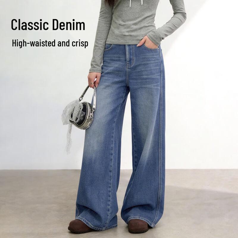 Baleno Women's Fleece-Lined Patchwork Jeans