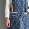 Lovely Mini Dot Apron Blue