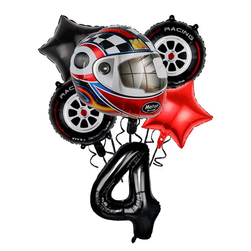 Motorcycle Birthday Party Decoration Motocross Race Tableware Cup Plate Balloon Tablecloth For Kids Boys Party Favors Gift