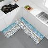 1PC Beach Kitchen Rugs Non-Slip Home Door Mats Pop design Bathroom Rugs Bath Mat Carpet for Home Sink Laundry Decor