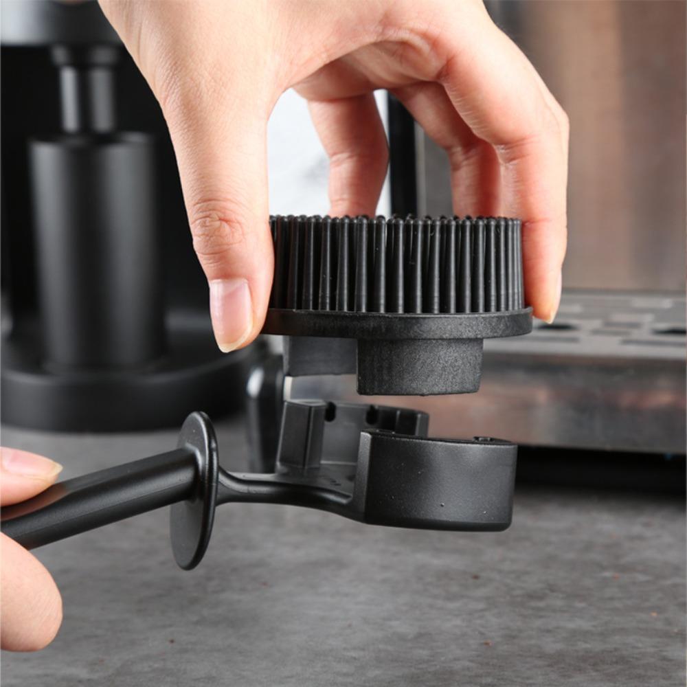 Silicone Coffee Machine Cleaning Brush 51/58 Mm Detachable Espresso Machine Cleaner Removable Head Heat-resistant