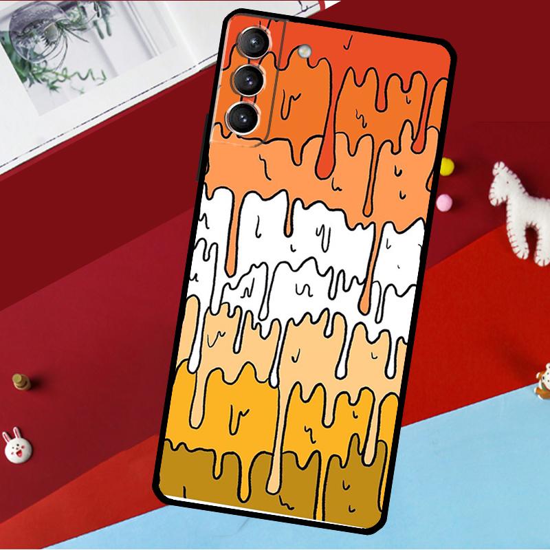 Pastel Kawaii Melting LGBTQ Design Funda For Samsung Galaxy S26 S25 S24 S21 S22 S20 Ultra S9 S10 Plus S23 FE S25 FE Phone Case