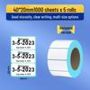 Durable Self-Adhesive Thermal Barcode Label Paper