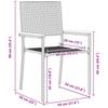 Garden Dining Set 7 pcs Grey Poly Rattan