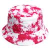 Europejsko-Amerykański Kapelusz Bucket Tie-Dye Chroniący Przed Słońcem: Dwustronny Design Graffiti dla Mężczyzn i Kobiet