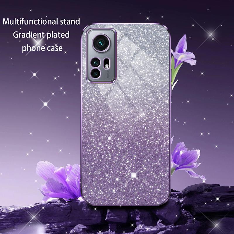 For Xiaomi 12 Case Bling Luxury Electroplate Glitter Phone Case For xiaomi 12 lite 12 Pro Shockproof Soft Bumper Clear Cover