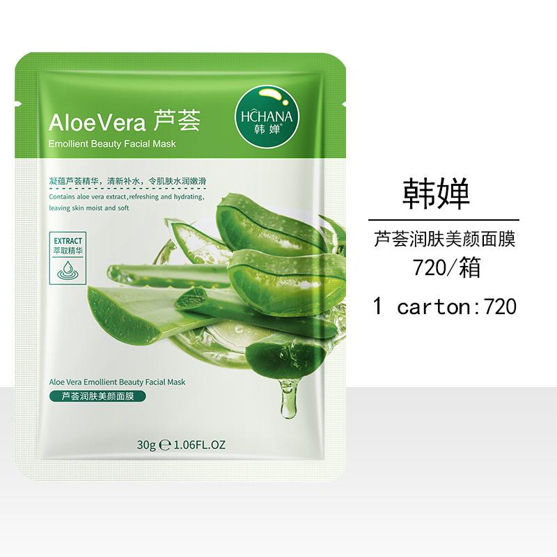 Blueberry Hydrating and Moisturizing Facial Mask - Aloe Vera Plant Care and Brightening Skin Moisturizing Mask