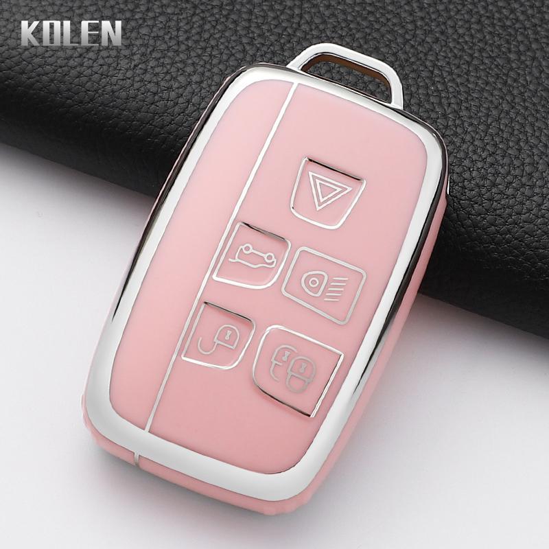 Luxury Car Remote Key Case Cover Shell For Land Rover Range Rover Evoque Sport Freelander Discovery Velar For Jaguar Xe Xf Xj