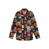 Li Ning Sports Basketball Series Wu Chuang Wu Yi Loose Casual Long Sleeve Shirt Jacket Unisex Jackets Black ASHR133-1