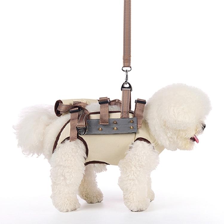 

Adjustable Freedom Movements Pet Harness for Active Small Medium Dogs Includes Attachment and Carry Handle Durable Comfortable абрикосовий