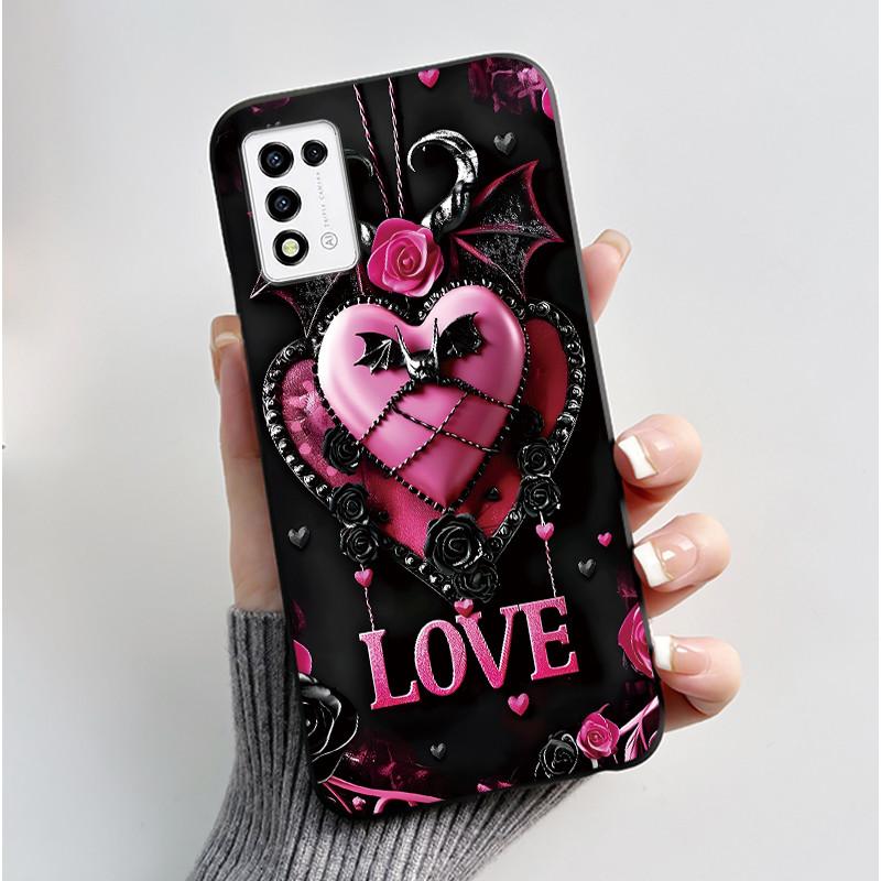 For ZTE Libero 5G III, A202ZT Soft Silicone Black Case For ZTE Libero 5G II, A103ZT Popular Pattern Panda Shockproof Shell