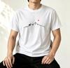 Colorful Autumn Pine Tree Lake Reflection Graphic Tshirt Rainbow Forest Wilderness Landscape Unisex Tee Nature Outdoor Lovers